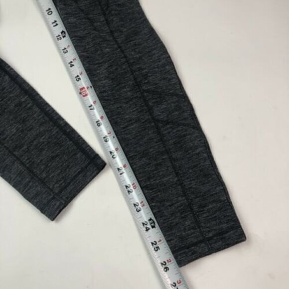 ATHLETA Spacedye Sly Drifter leggings S Gray Stretch Pants Zipper Pockets - Picture 9 of 11